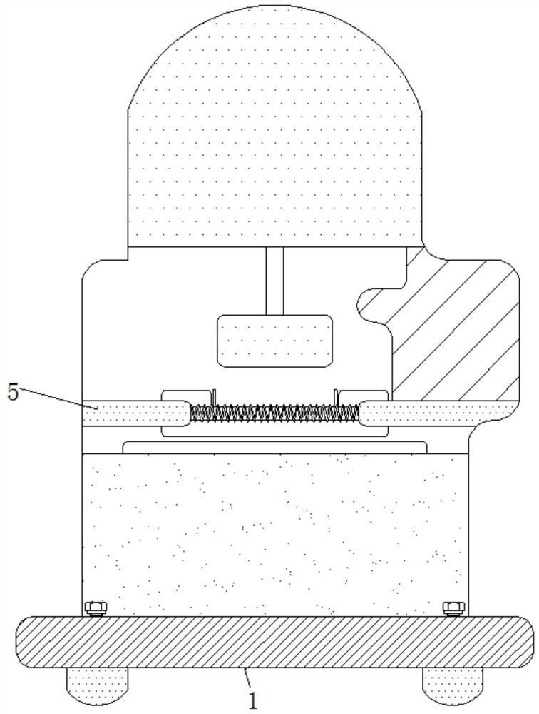 Pressed powder pressing machine capable of ensuring uniform thickness through vibration and achieving isochronous pressing