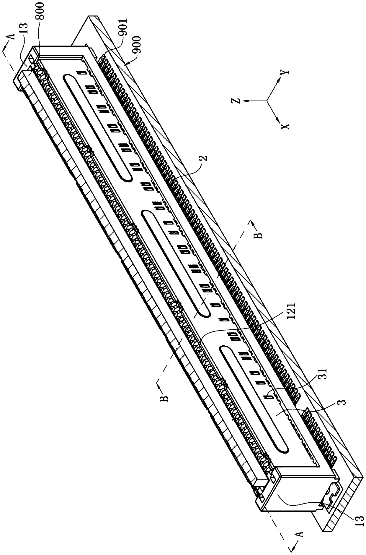 Electric connector and connector combination