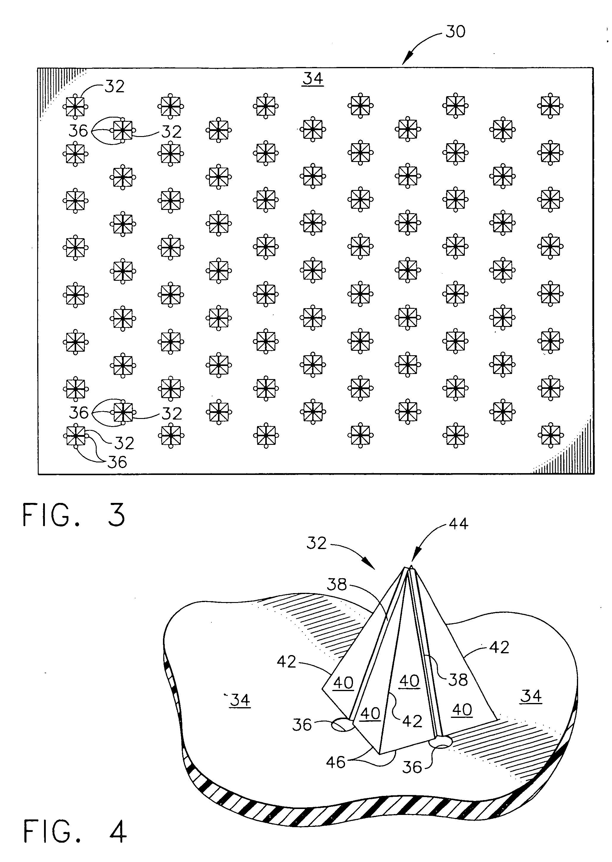 Microstructures and method for treating and conditioning skin which cause less irritation during exfoliation