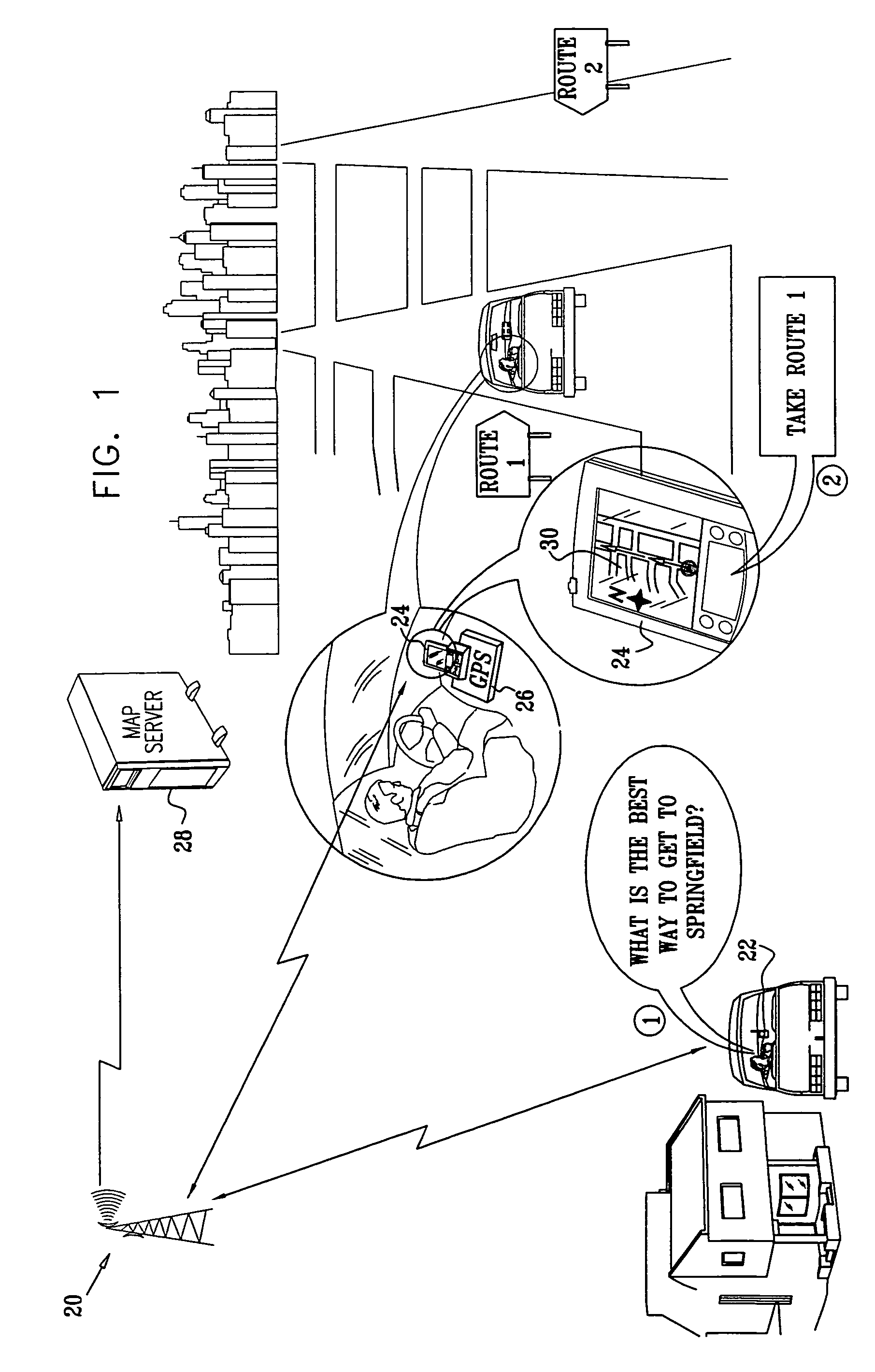 Selective download of corridor map data