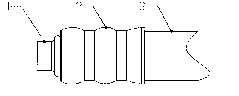 Connection structure for automotive power steering oil return pipe