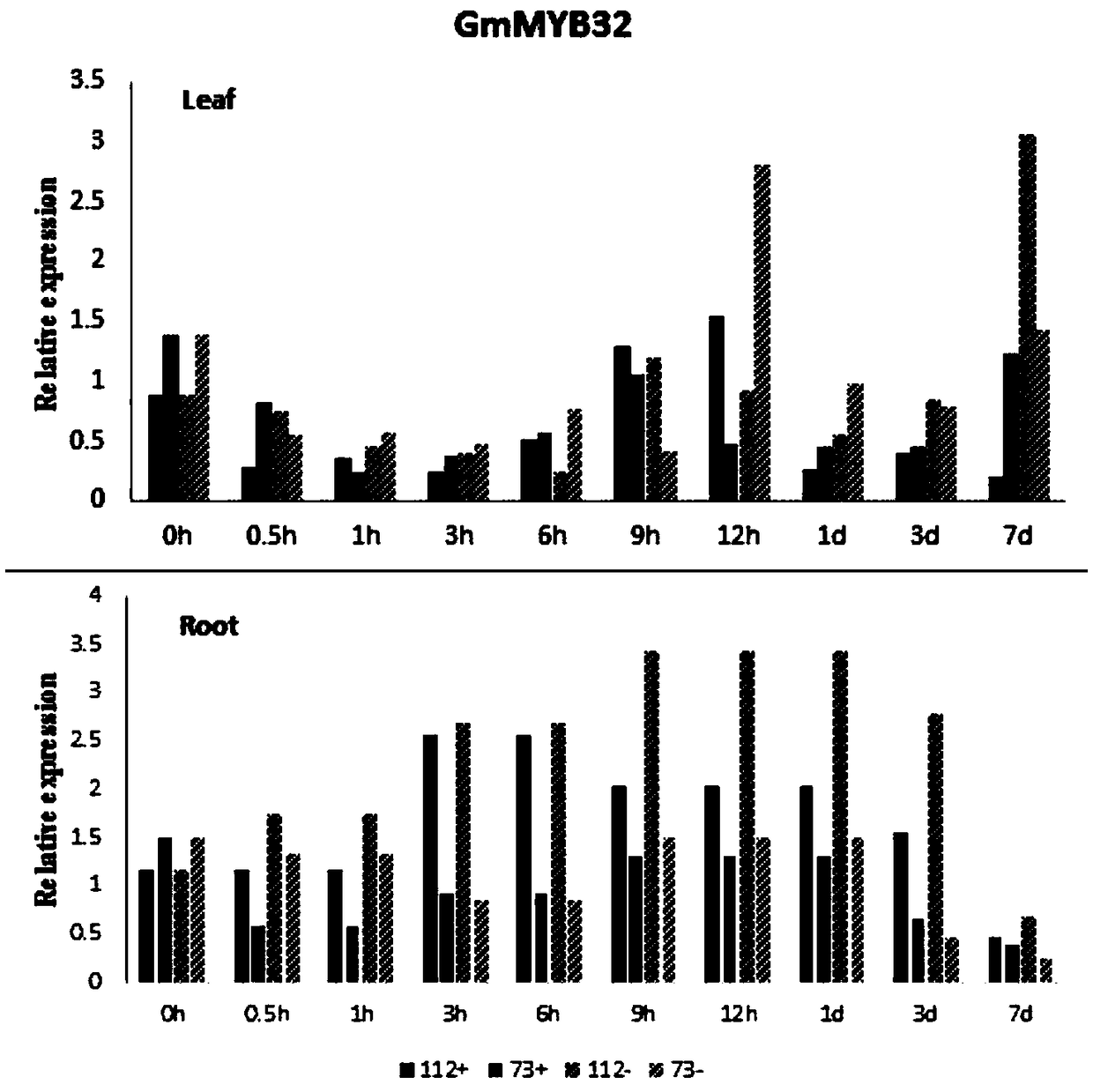 Application of soybean MYB32 transcription factor encoding gene GmMYB32