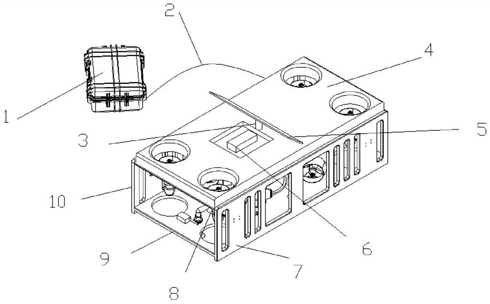 An underwater robot for the transportation of underwater manned laboratory materials