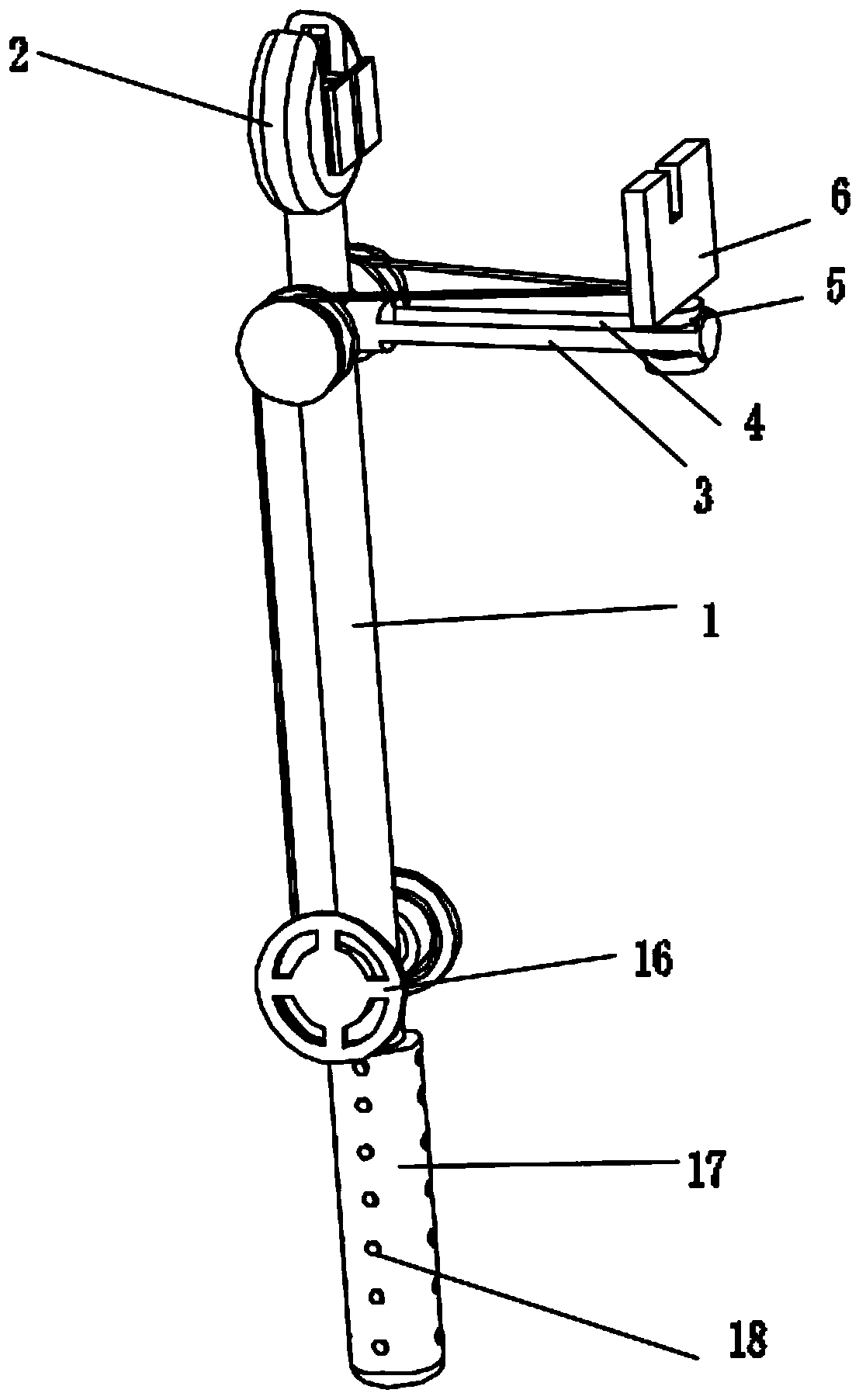 A reset device for anti-vibration hammer of overhead ground wire