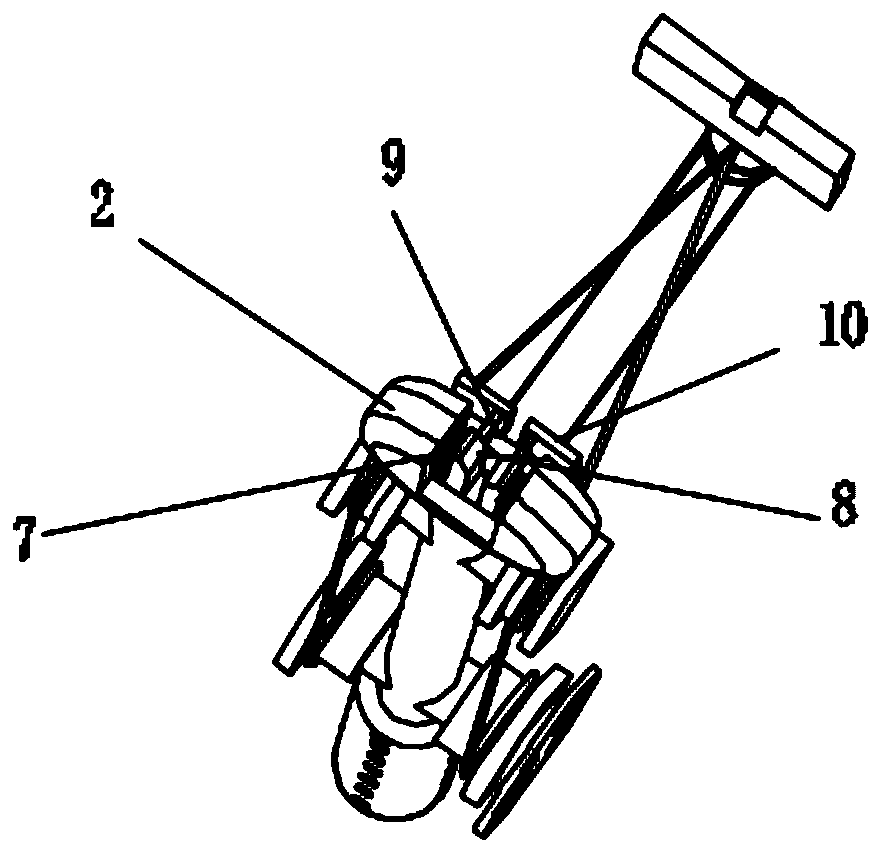 A reset device for anti-vibration hammer of overhead ground wire