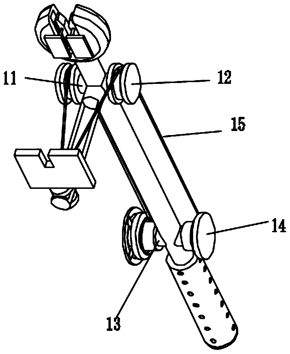 A reset device for anti-vibration hammer of overhead ground wire