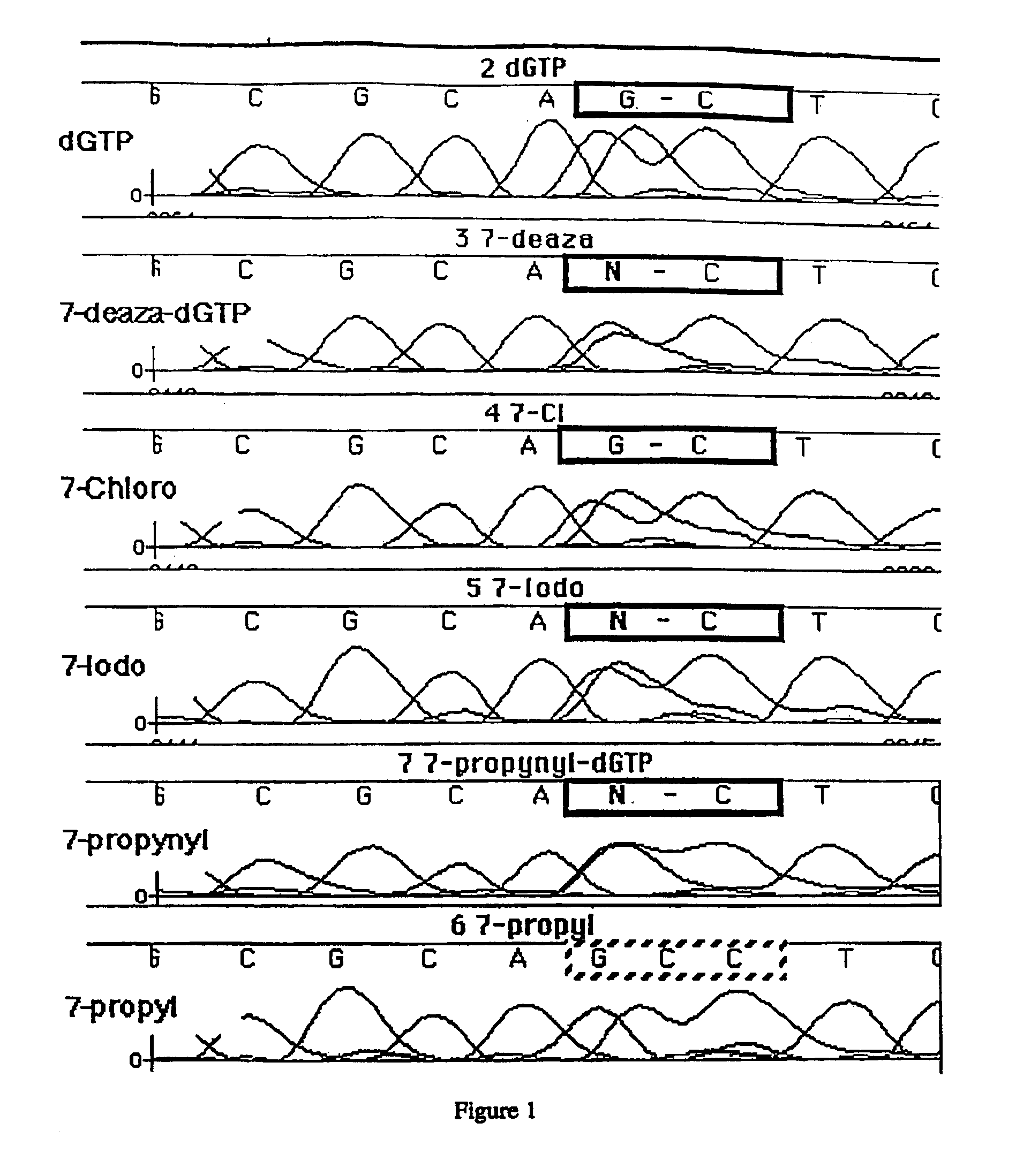 Derivatives of 7-deaza -2'-deoxyguanosine-5'-triphosphate, preparation and use thereof