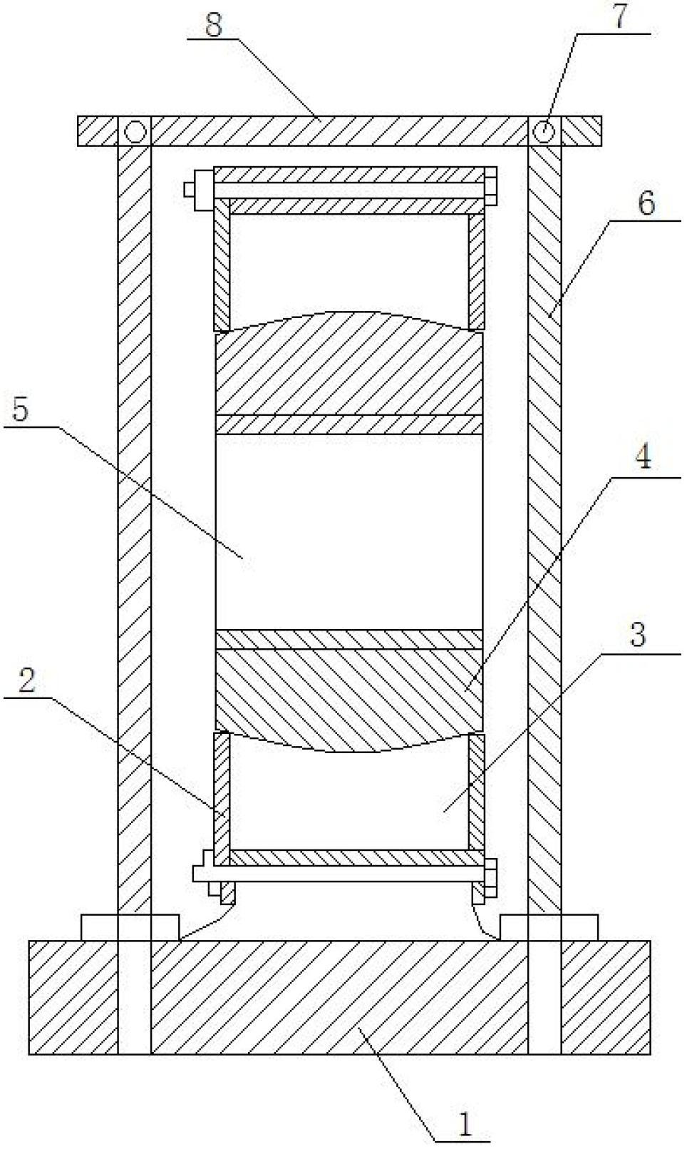 Novel damping bearing block mechanism