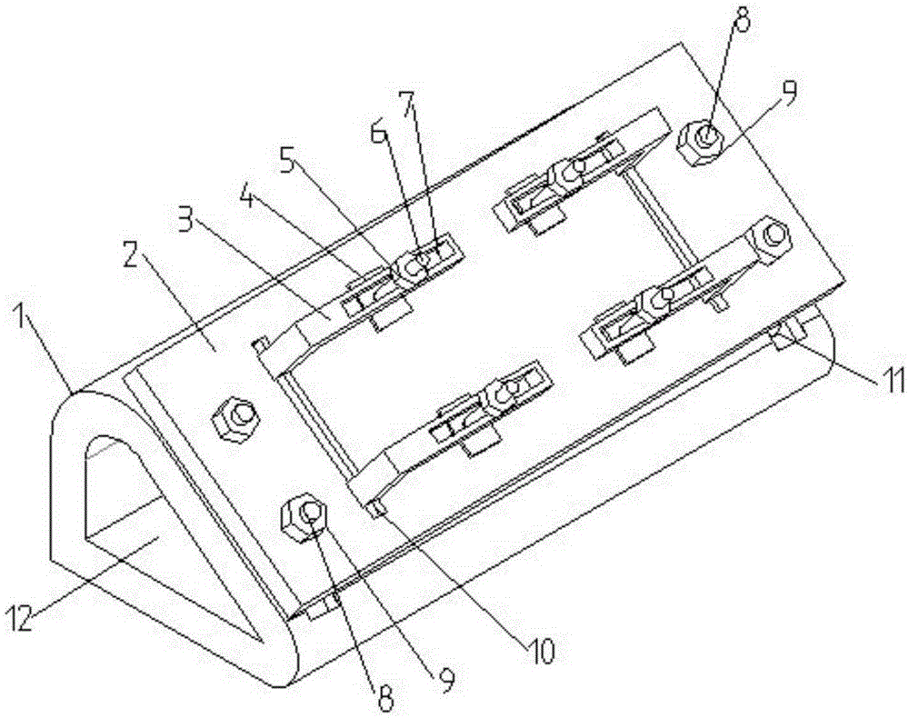 Fixture for machining groove