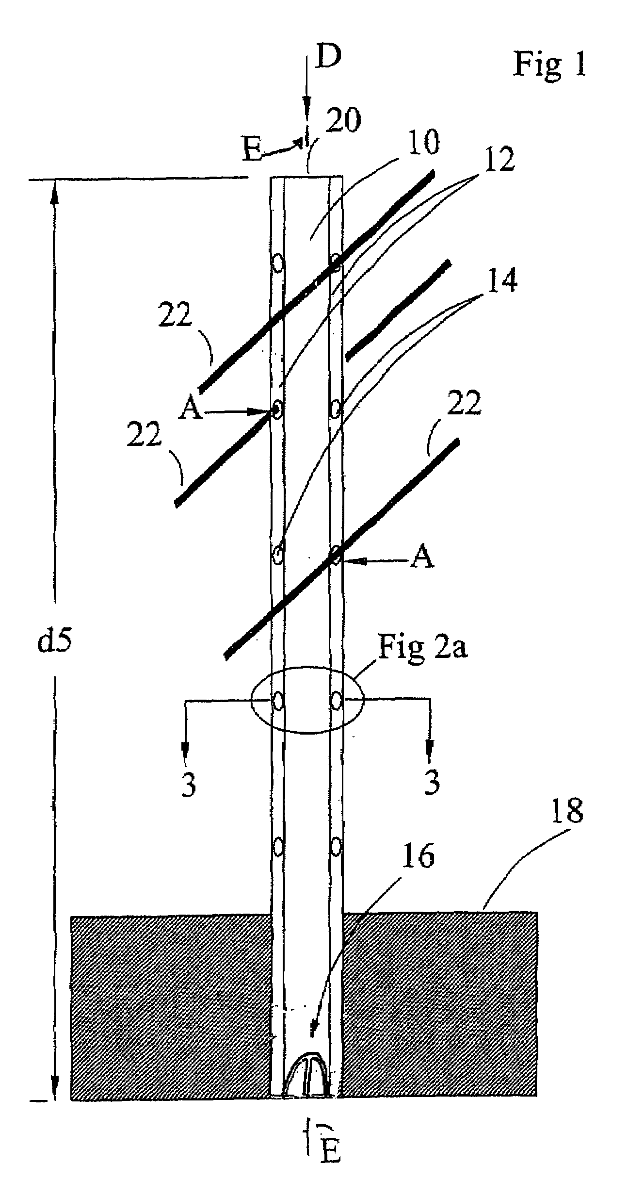 Ribbed post