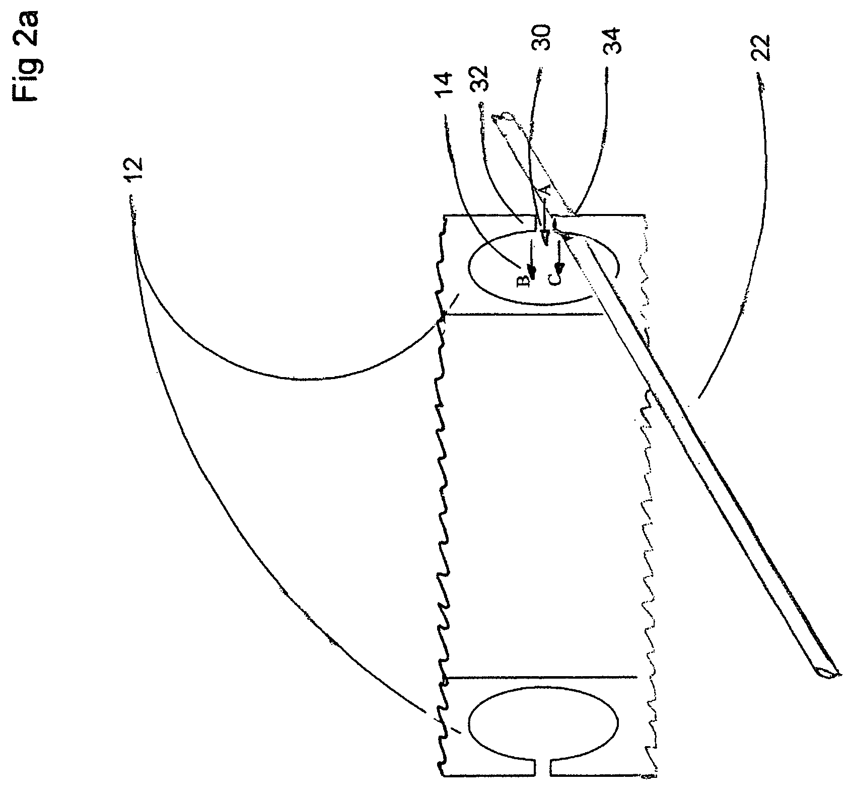 Ribbed post