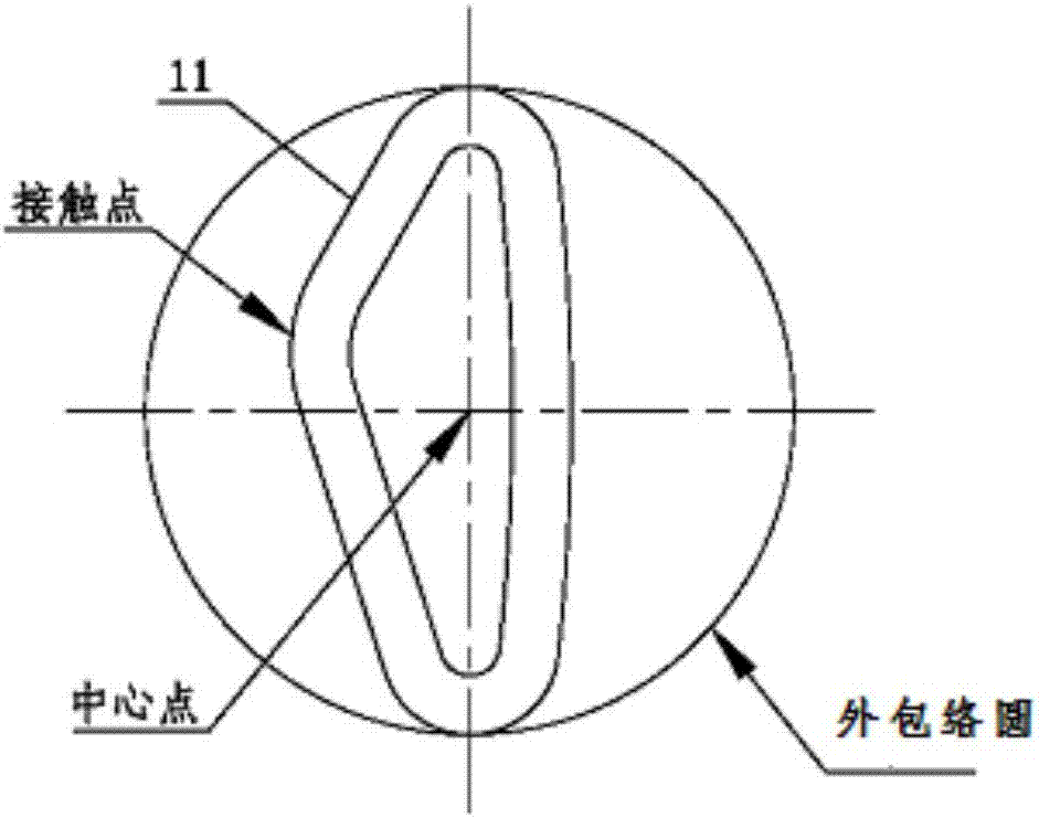 Electric contact piece with built-in liquid cooling medium and spiral elastic contact element