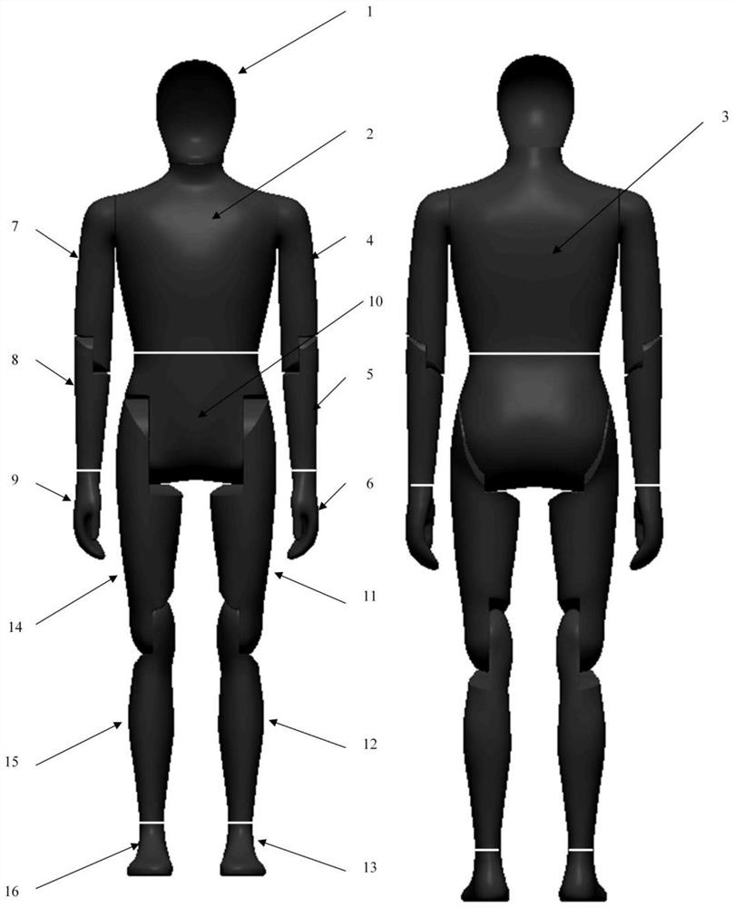 Warm dummy for environmental thermal comfort experiment