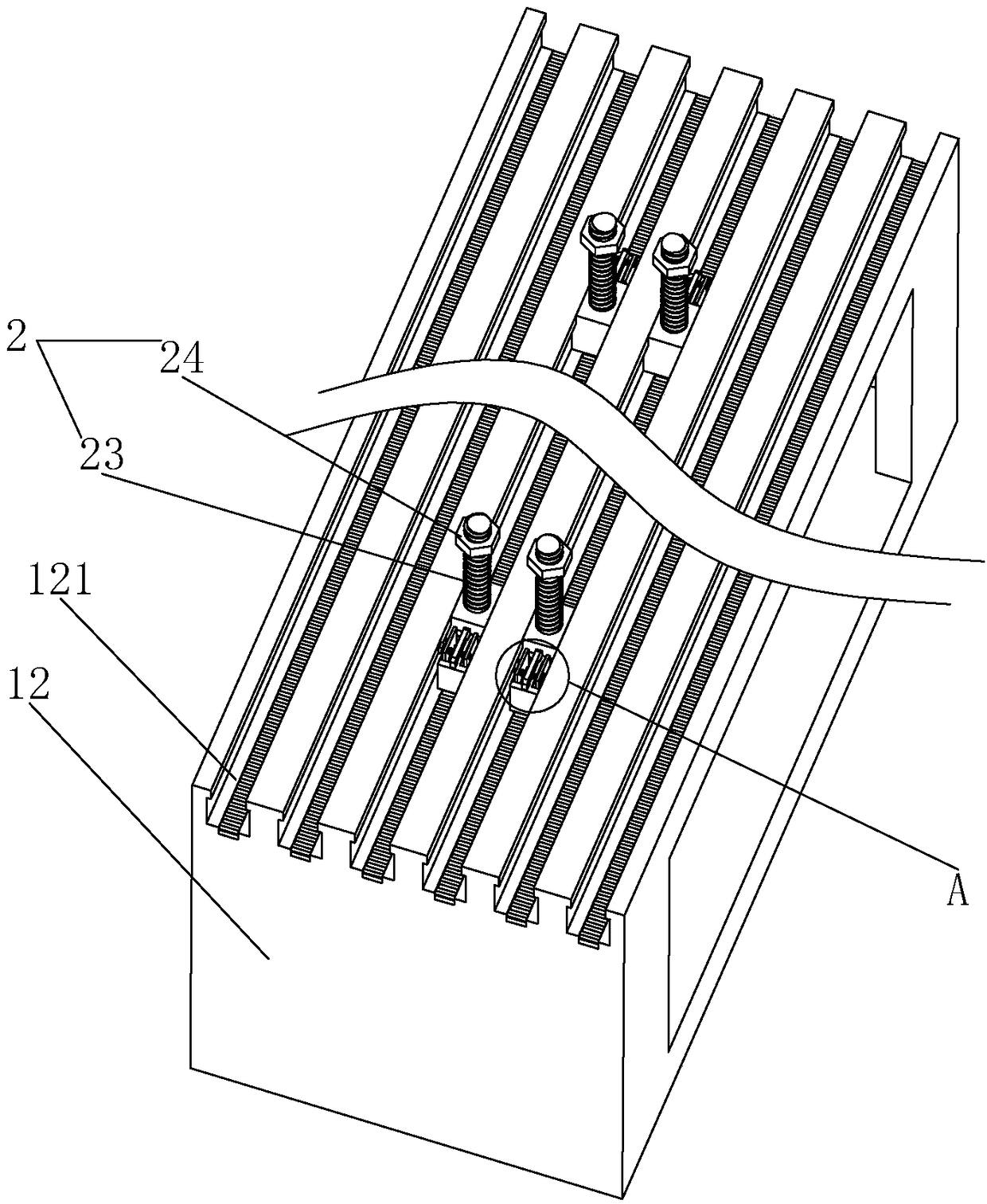 Turbine engine trial running device