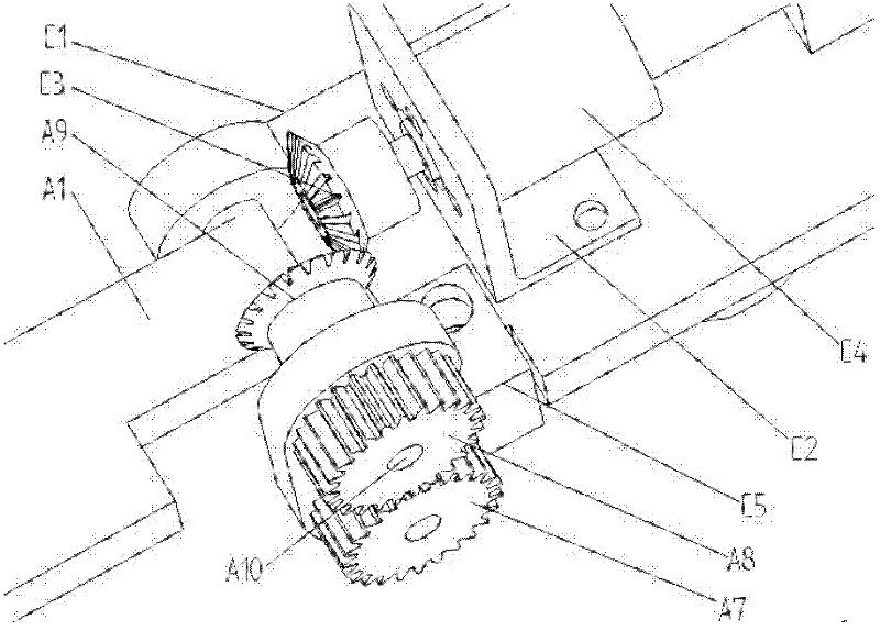 Pliant four-footed robot with flexible waist and elastic legs