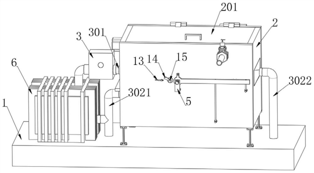 Cooling equipment for blocky iron-based amorphous alloy part preparation