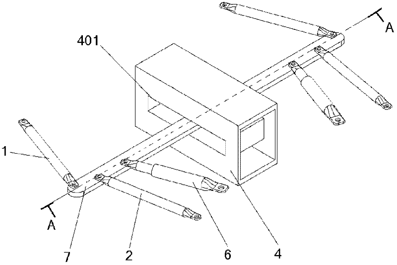 Segmental type sun gear steering plate of multi-axis hydraulic module combination trailer