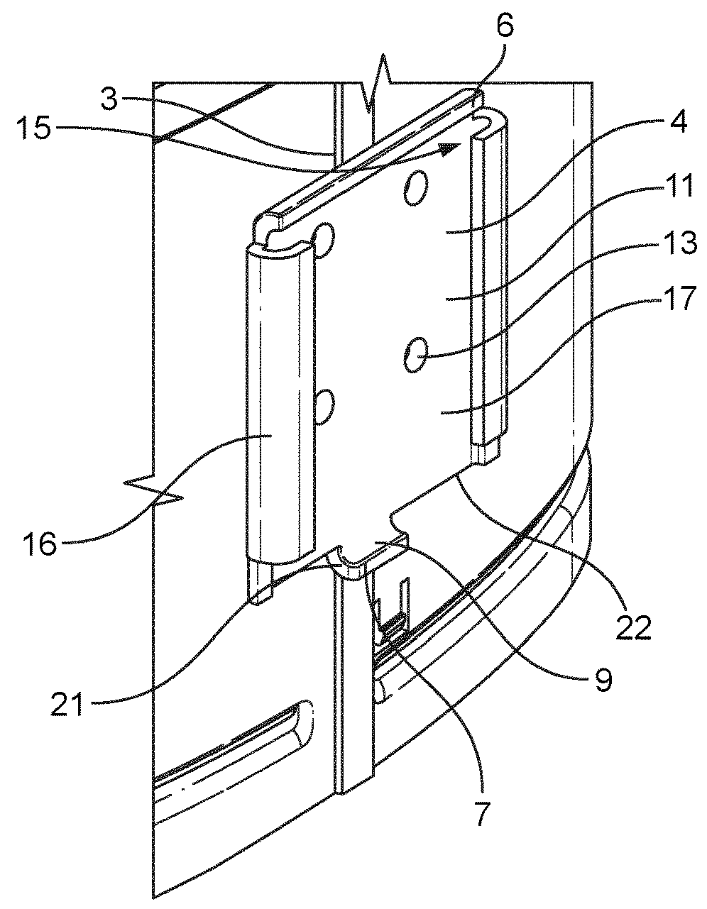 A detachable coupling arrangement for  connecting a handle to a utensil