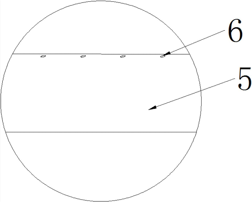 Foil producing machine preventing copper foil white spot forming