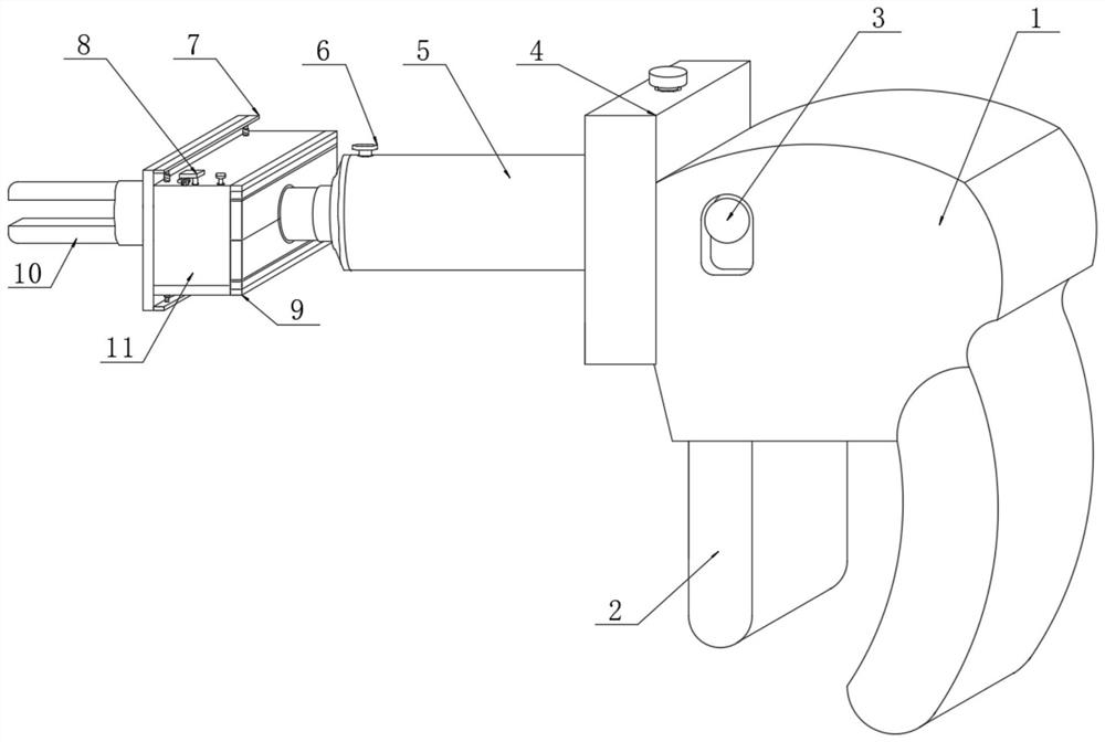 A laparoscopic cutting stapler with direction precision adjustment function