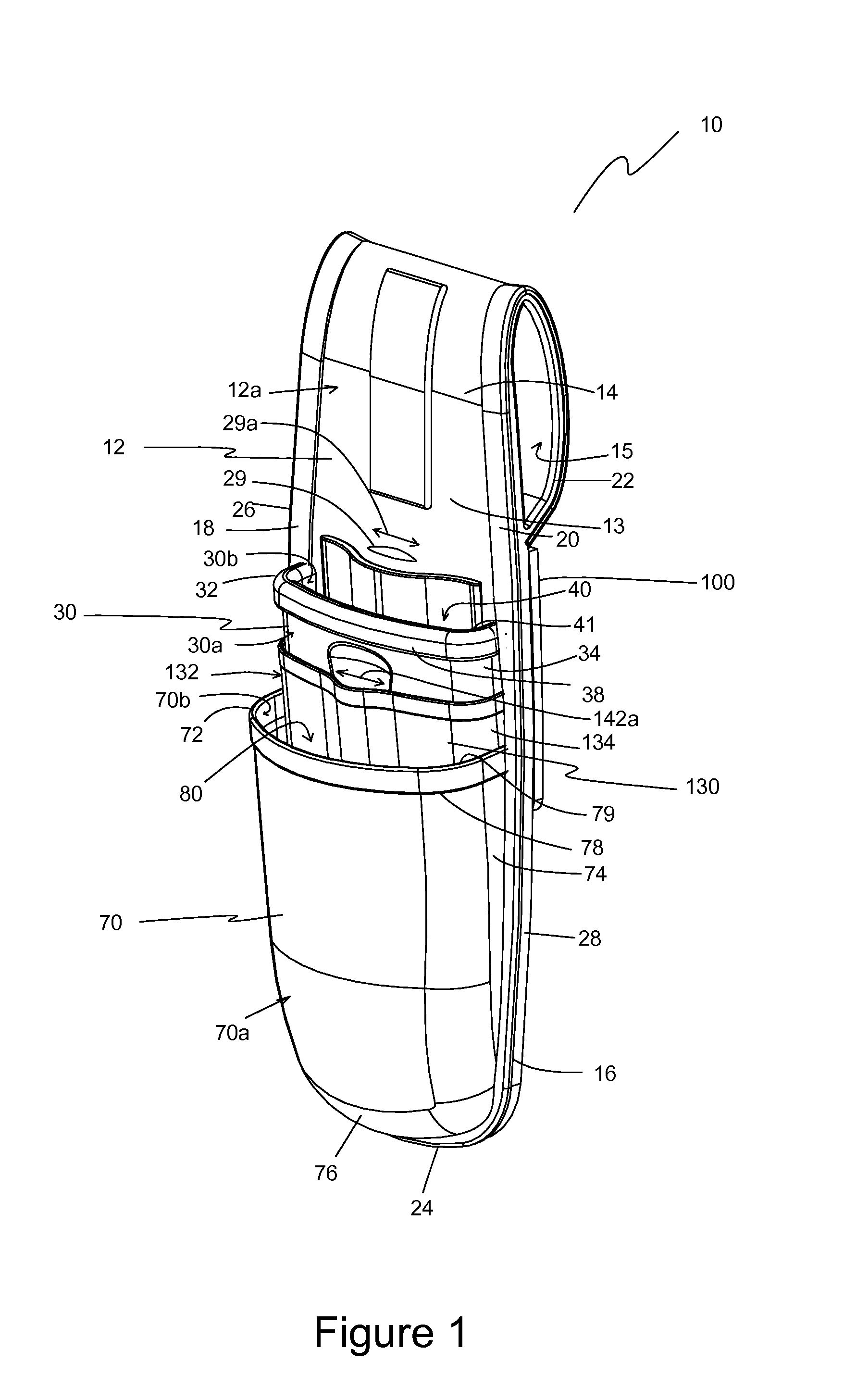 Double tool pouch with retractor pockets