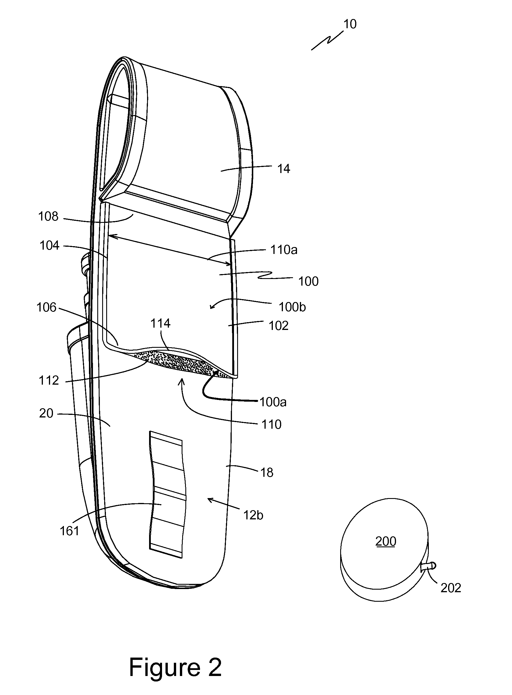 Double tool pouch with retractor pockets