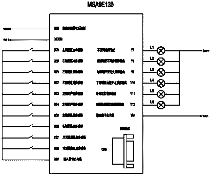 Automatic detection device of traction machine brake