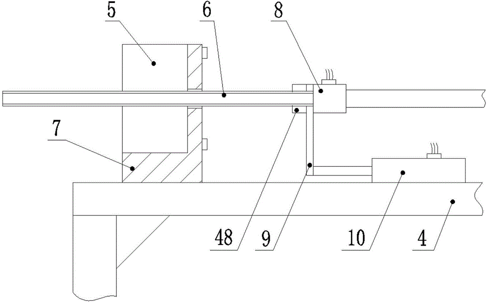 Reciprocating type liquid shock absorber simulation test device