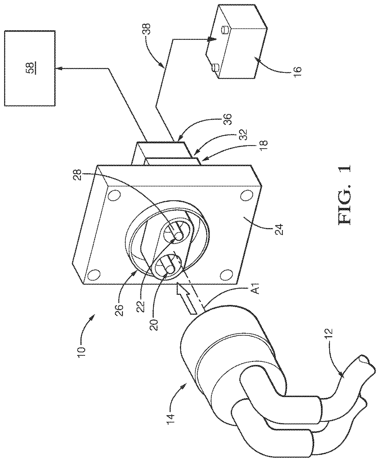 Connection device for vehicle equipped with a temperature sensor