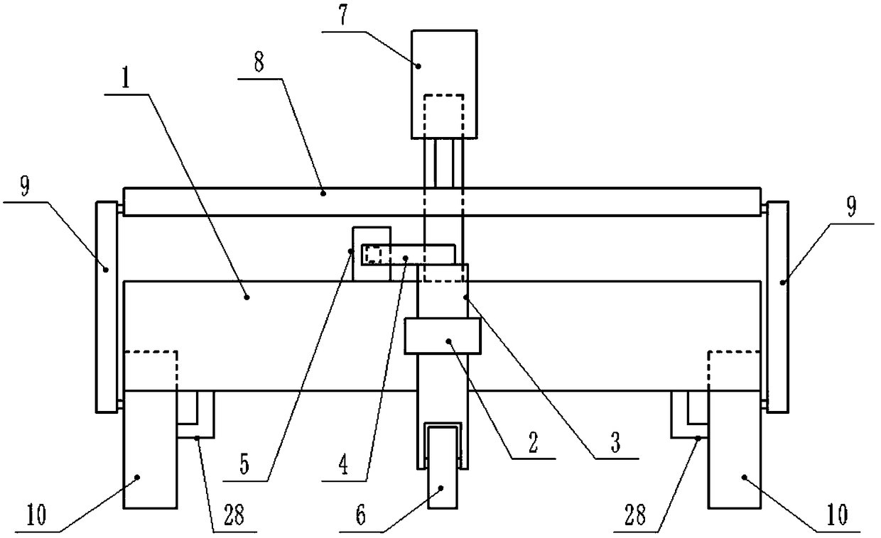 Hydraulic transmission paddy field flattening machine