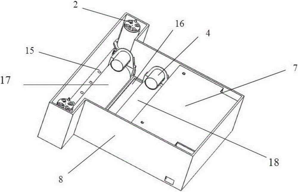 Automatic mopping cleaner and mopping robot