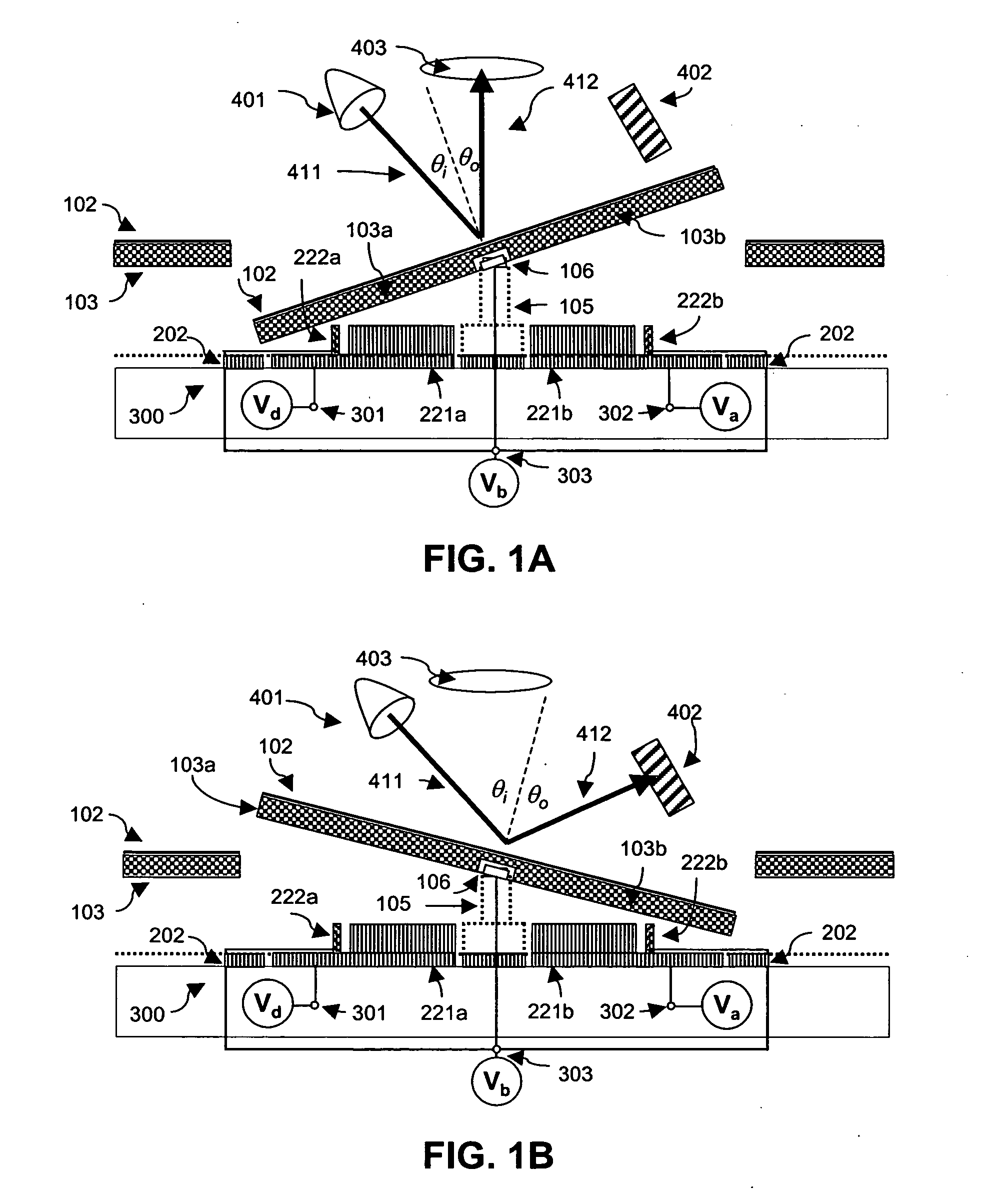 High contrast spatial light modulator