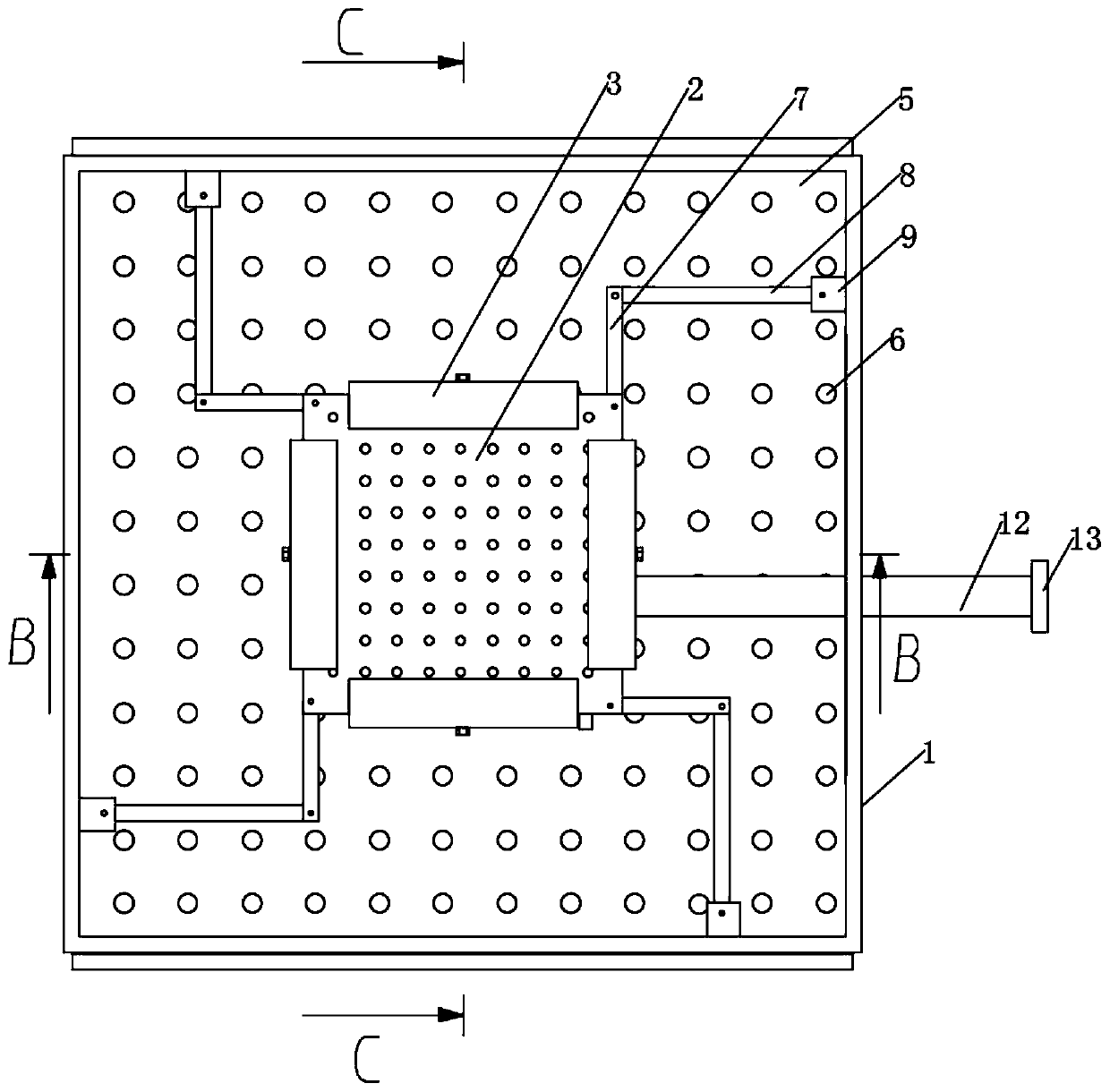 Fabric sewing auxiliary device for automatic textile machinery