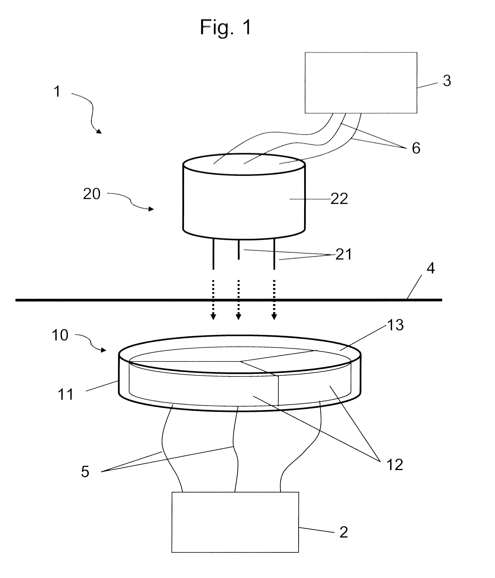 Subcutaneous device for electrical percutaneous connection