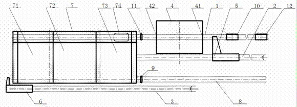 Tipping system of dual-purpose foldback tippler and use method thereof