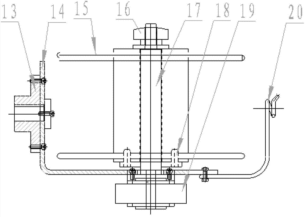 Cotton rope unwinding device and method for unwinding cotton rope