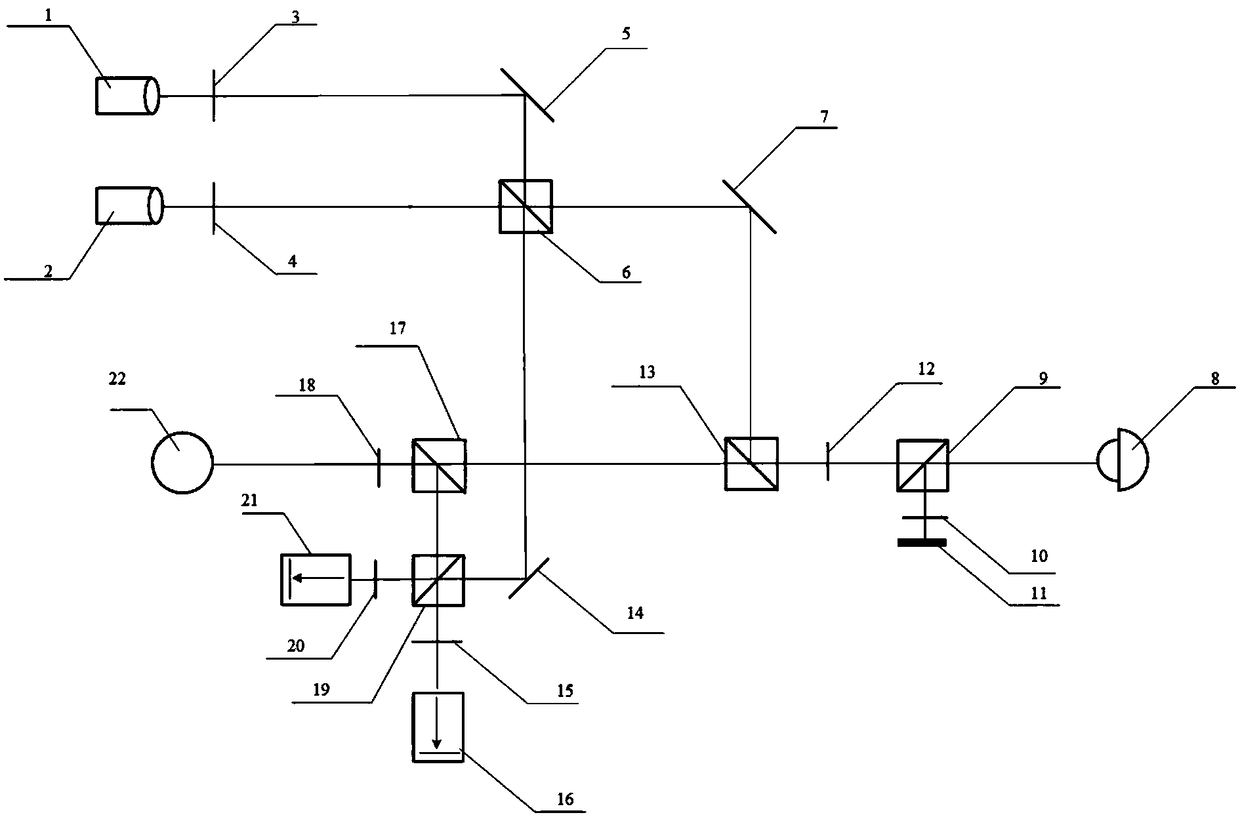 Air refractive index compensation method for laser tracking measurement system based on dual-wavelength interference