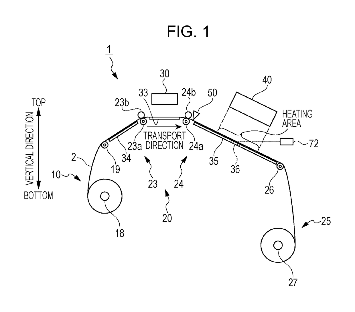 Liquid discharging apparatus and heating unit control method