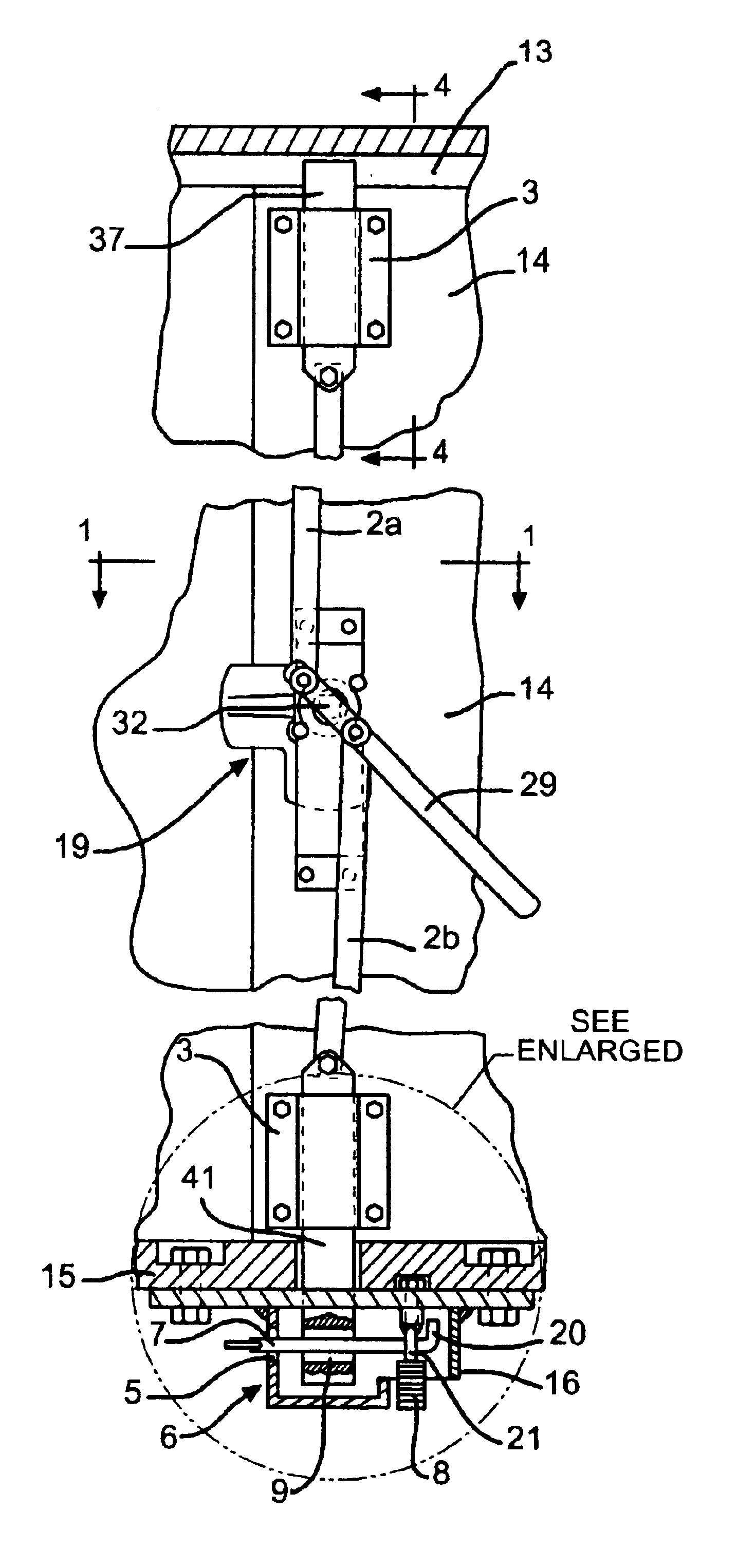 Locking system for a door