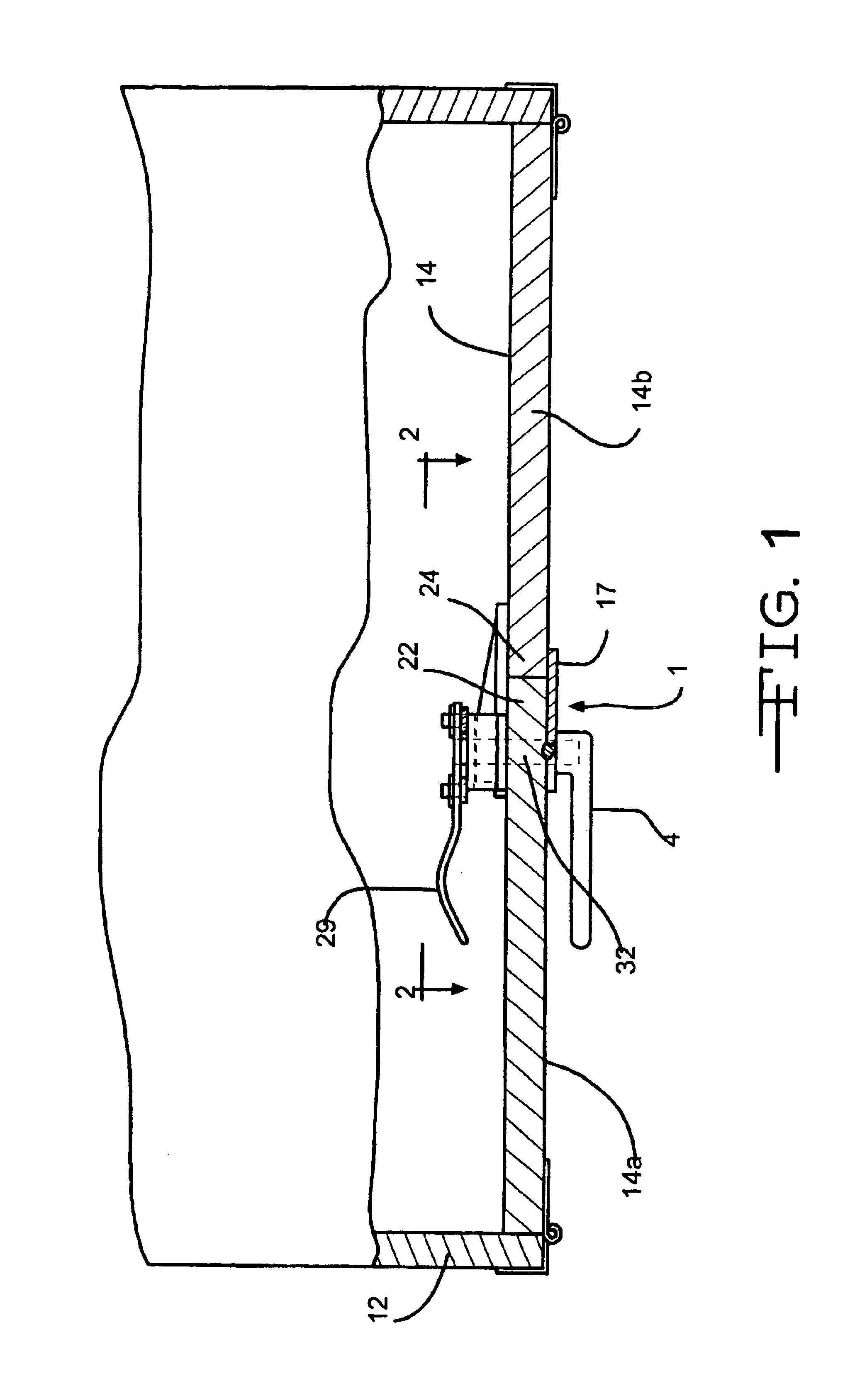 Locking system for a door