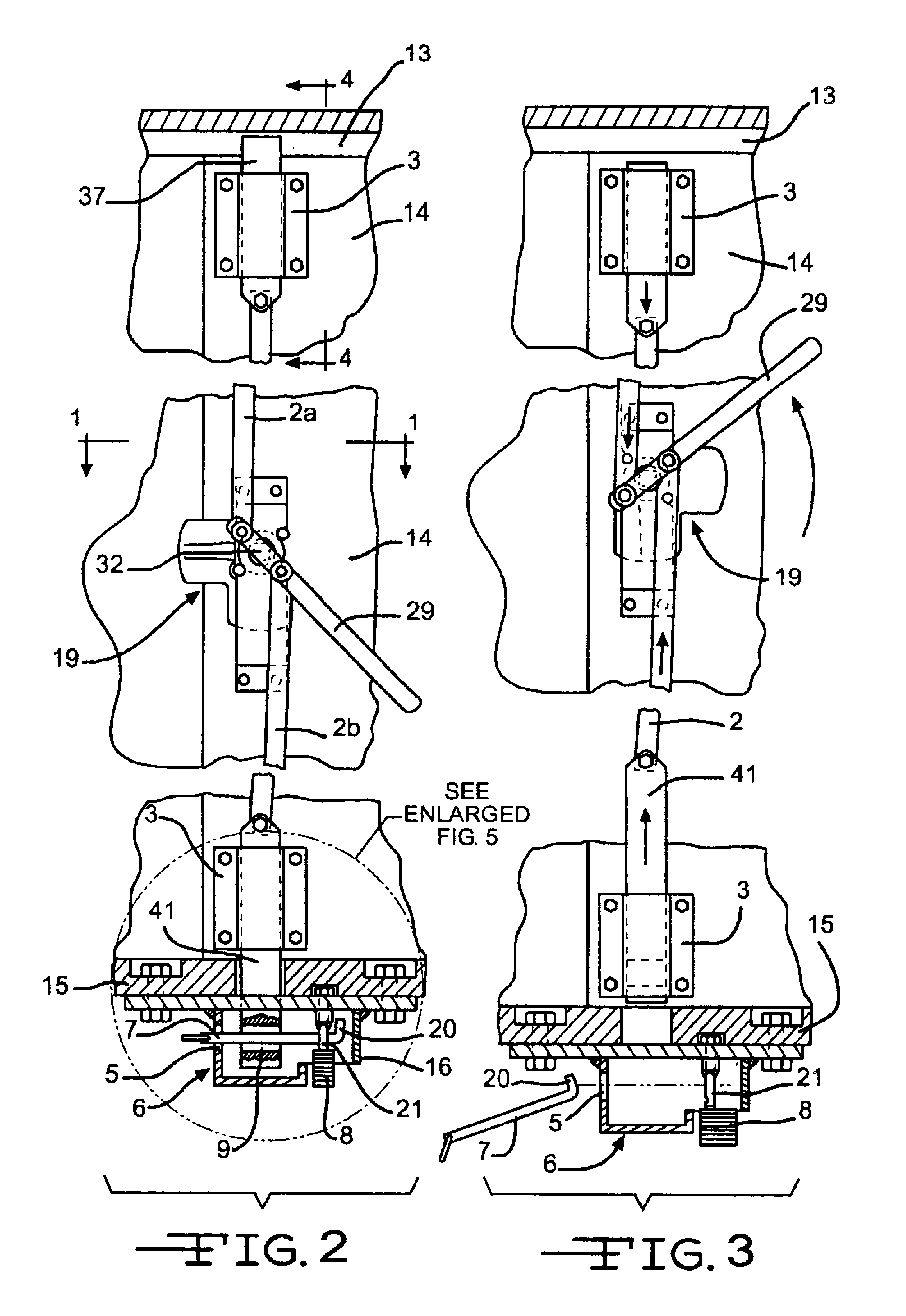 Locking system for a door