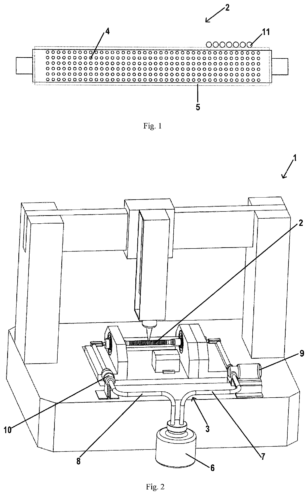 Rotary device for bio-printing and method for using the same