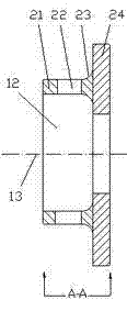 Bearing seat sealing device for centrifugal fan