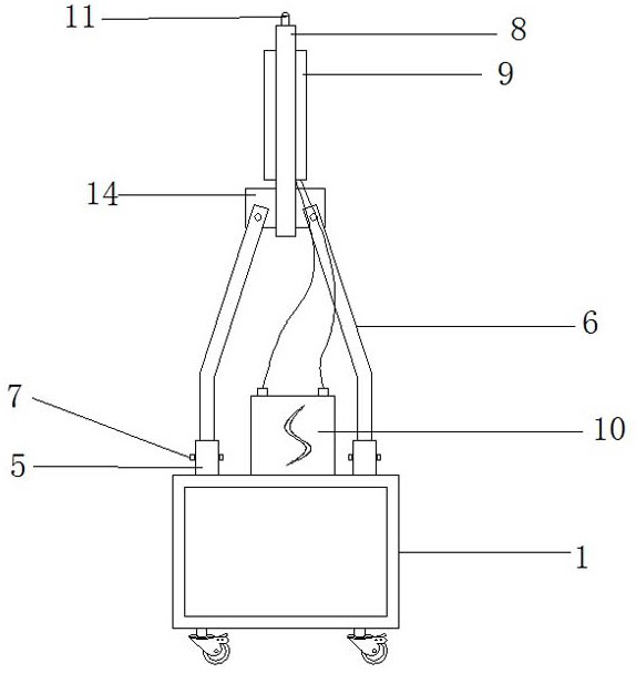 Portable warning sign for traffic security equipment