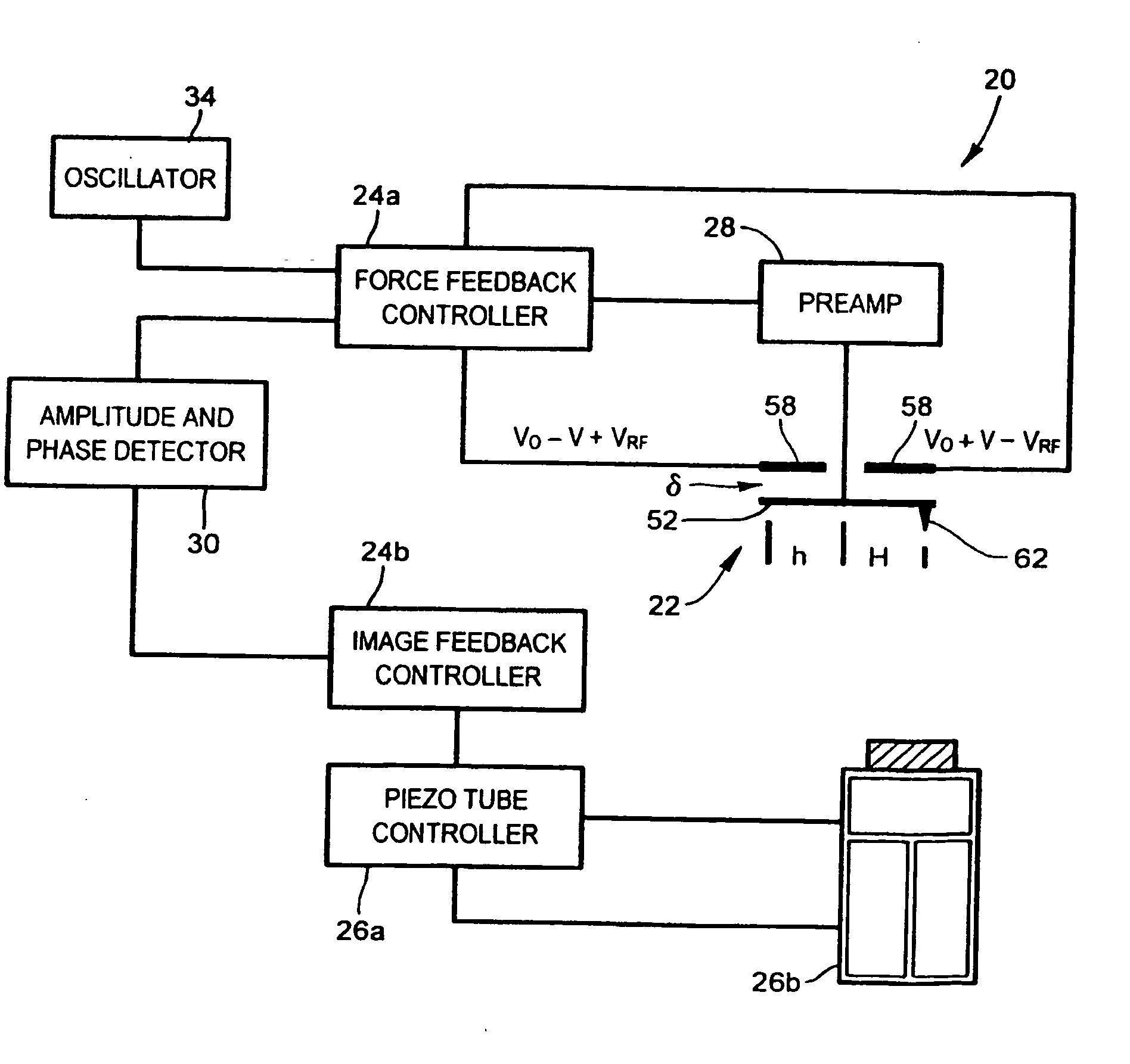 Scanning probe microscope and method