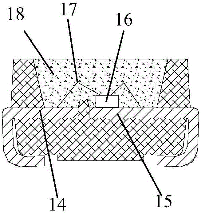 Packaged LED and manufacturing method thereof