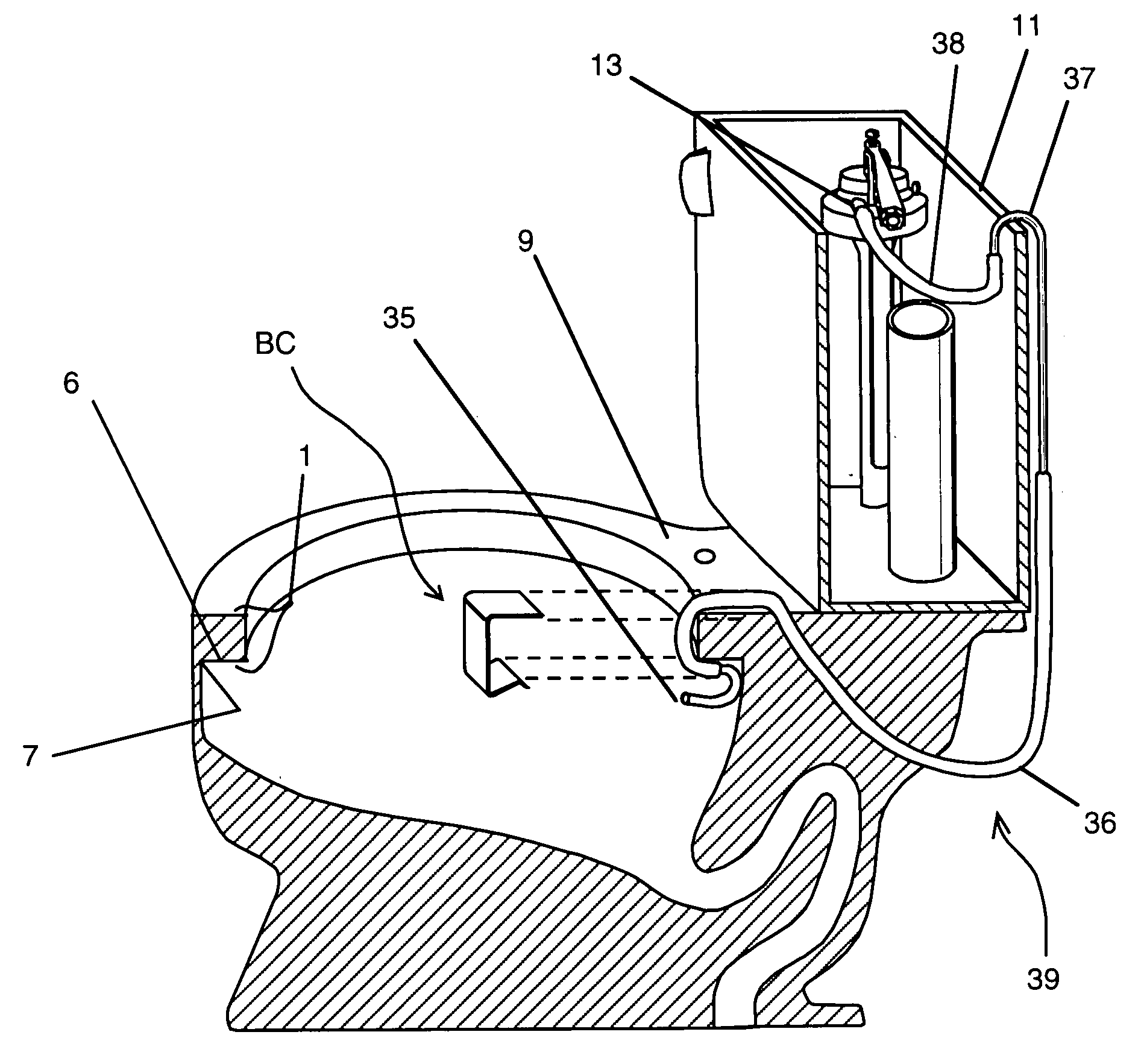 Bidet assembly for toilets