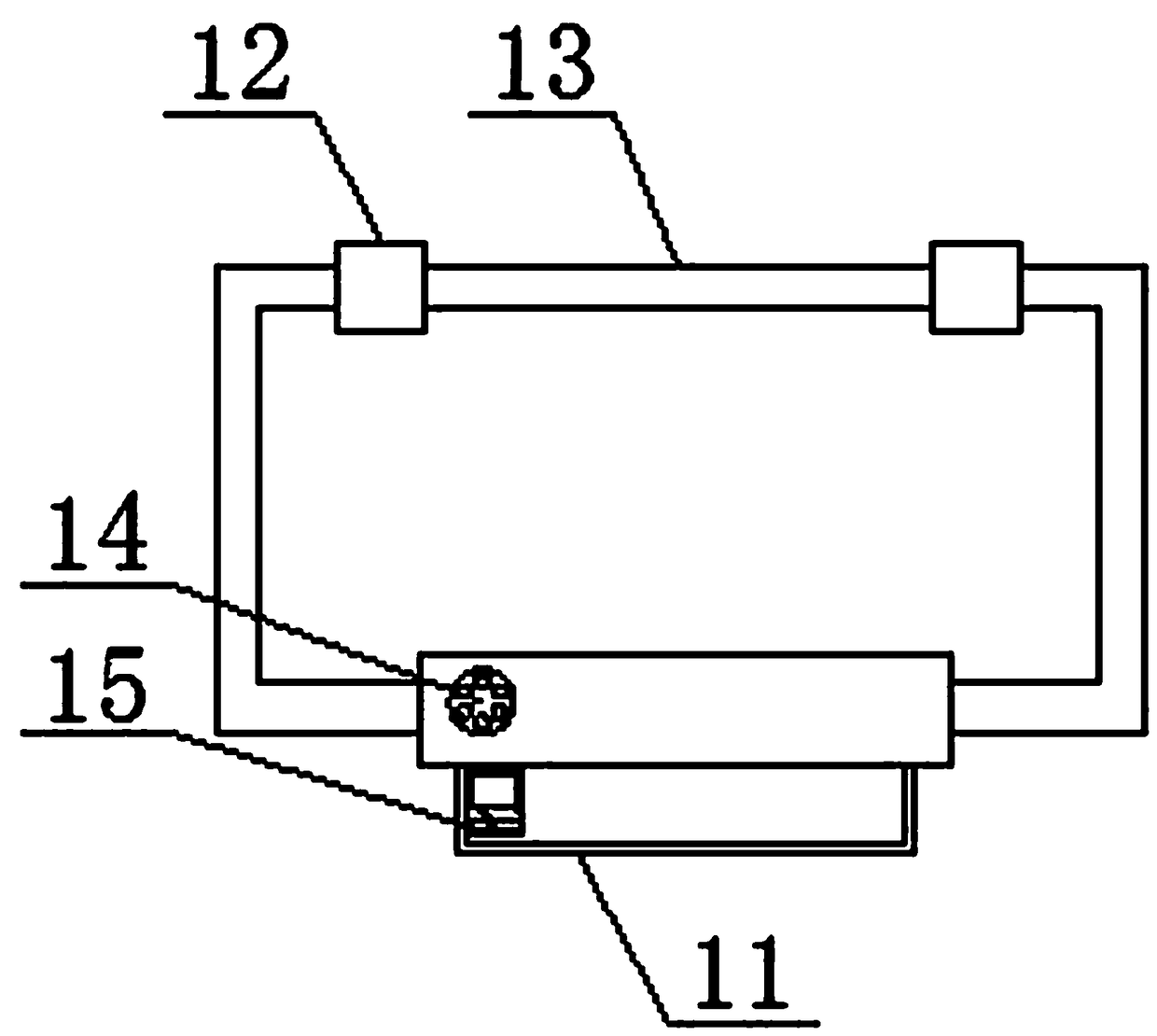 Safe movement frame for electric power maintenance