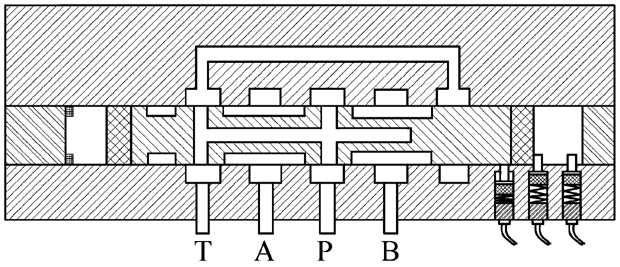 Fixed point limiting type multistable reversing valve and work station switching method thereof