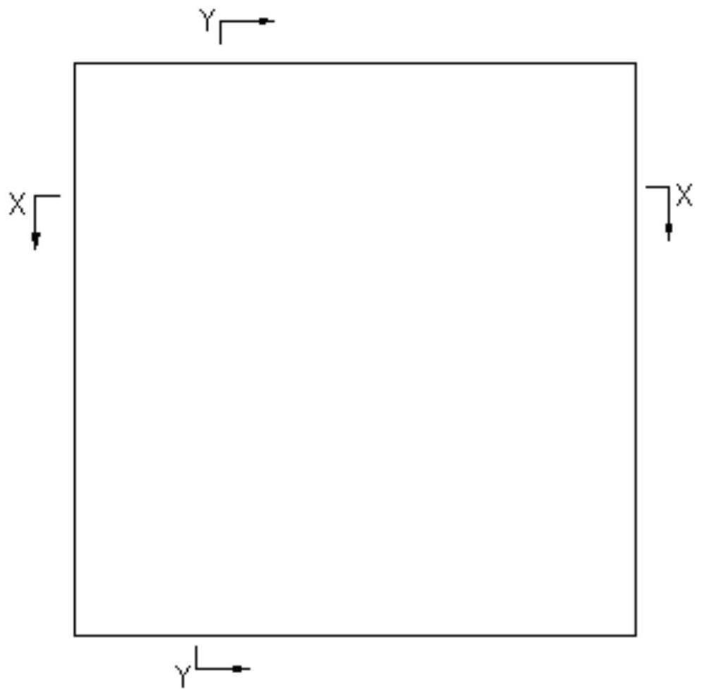 A gradient color aluminum honeycomb mirror panel module and its preparation process